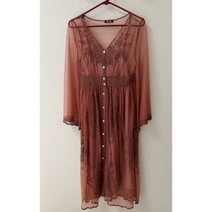 Miss Me lace mid length dress